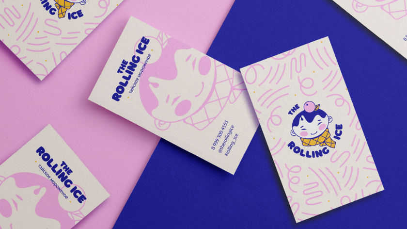 The Rolling Ice 流動(dòng)車(chē)冰淇淋品牌logo設(shè)計(jì)vi設(shè)計(jì)“泰國(guó)男孩”圖形 The Rolling Ice 流動(dòng)車(chē)冰淇淋品牌logo設(shè)計(jì)vi設(shè)計(jì)“泰國(guó)男孩”圖形