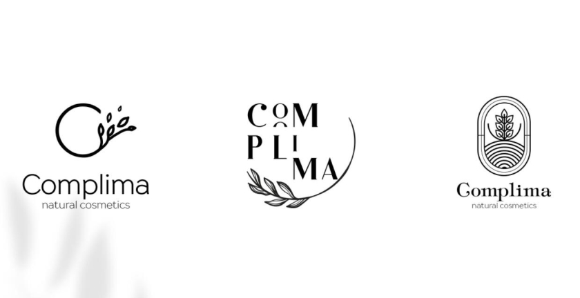 Natural cosmetics 天然化妝品logo設(shè)計“長發(fā)女性”形象