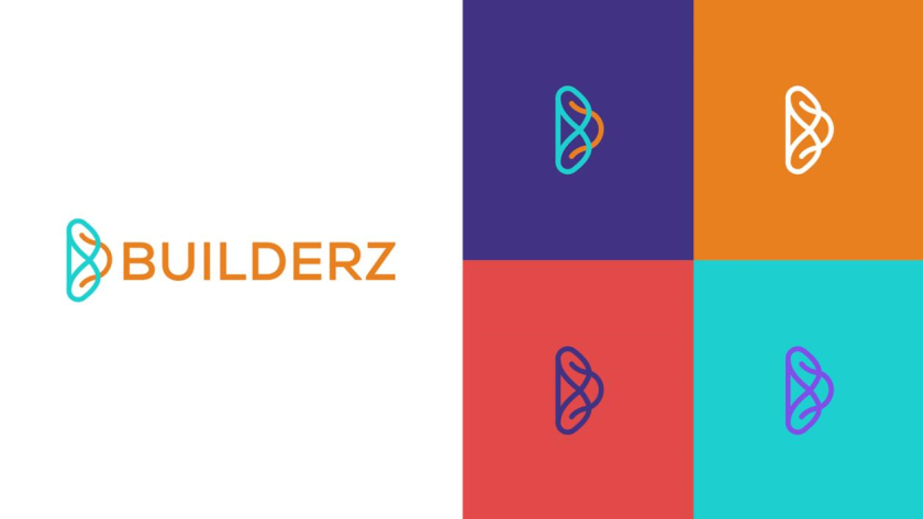 Builderz 兒童教育平臺品牌設計-logo,vi設計