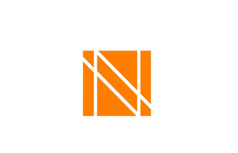 Network Capital貸款融資金融科技公司logo設(shè)計(jì)，正方形字母N網(wǎng)格