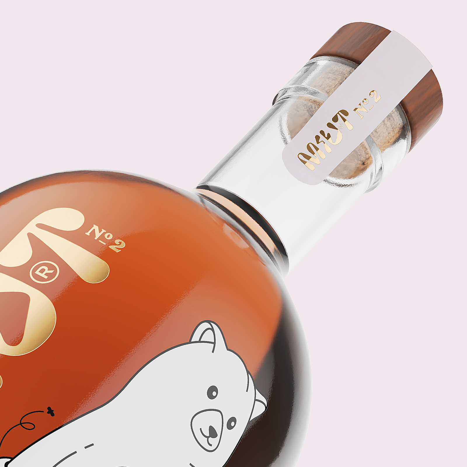 Miut 蜂蜜酒品牌包裝設(shè)計(jì),一只拿著蜂巢的熊插畫(huà) Miut 蜂蜜酒品牌包裝設(shè)計(jì),一只拿著蜂巢的熊插畫(huà)