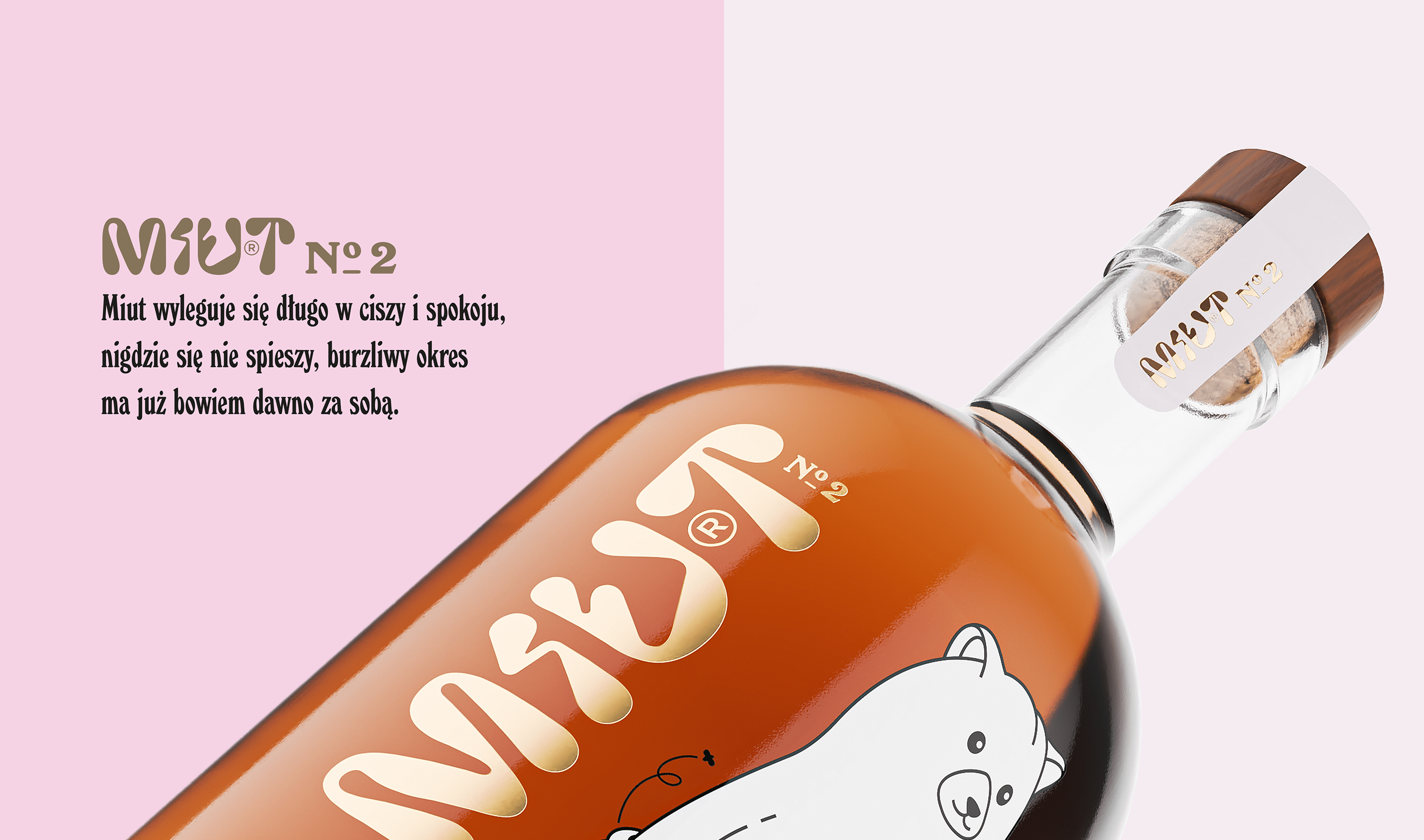 Miut 蜂蜜酒品牌包裝設(shè)計(jì),一只拿著蜂巢的熊插畫(huà) Miut 蜂蜜酒品牌包裝設(shè)計(jì),一只拿著蜂巢的熊插畫(huà)