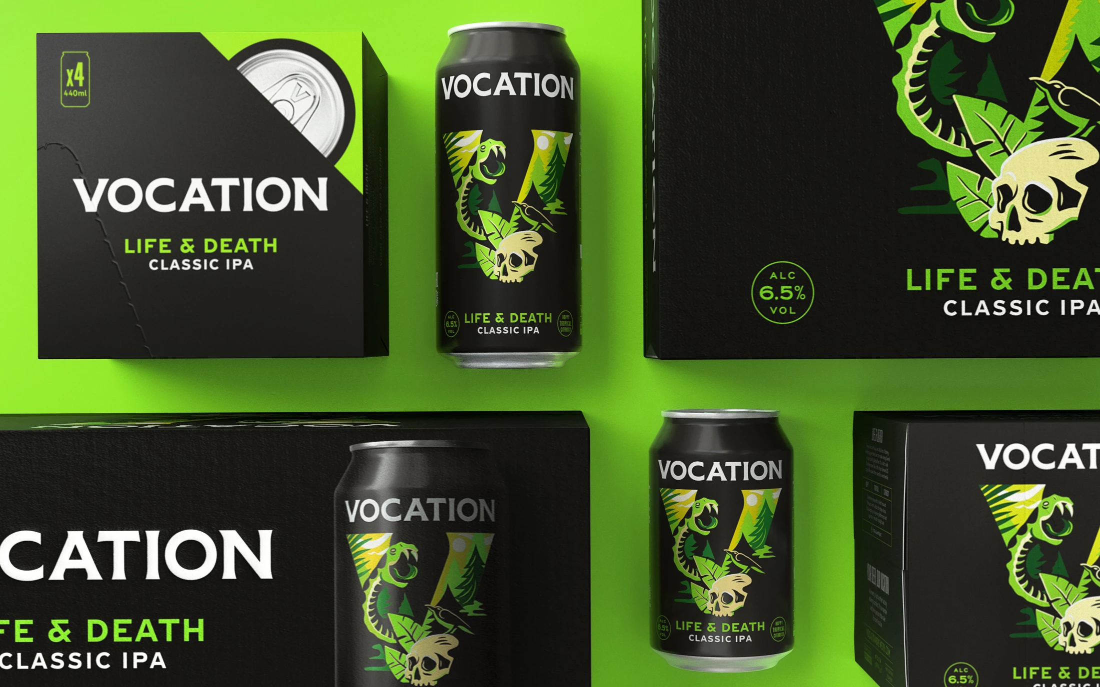 Vocation 手工啤酒包裝設(shè)計(jì),V字母插畫(huà)品牌識(shí)別手法 Vocation 手工啤酒包裝設(shè)計(jì),V字母插畫(huà)品牌識(shí)別手法