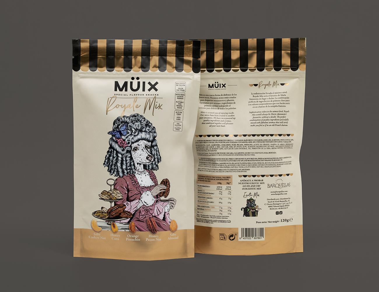 Müix混合口味堅(jiān)果食品包裝設(shè)計(jì)“動(dòng)物擬人”插畫 Müix混合口味堅(jiān)果食品包裝設(shè)計(jì)“動(dòng)物擬人”插畫