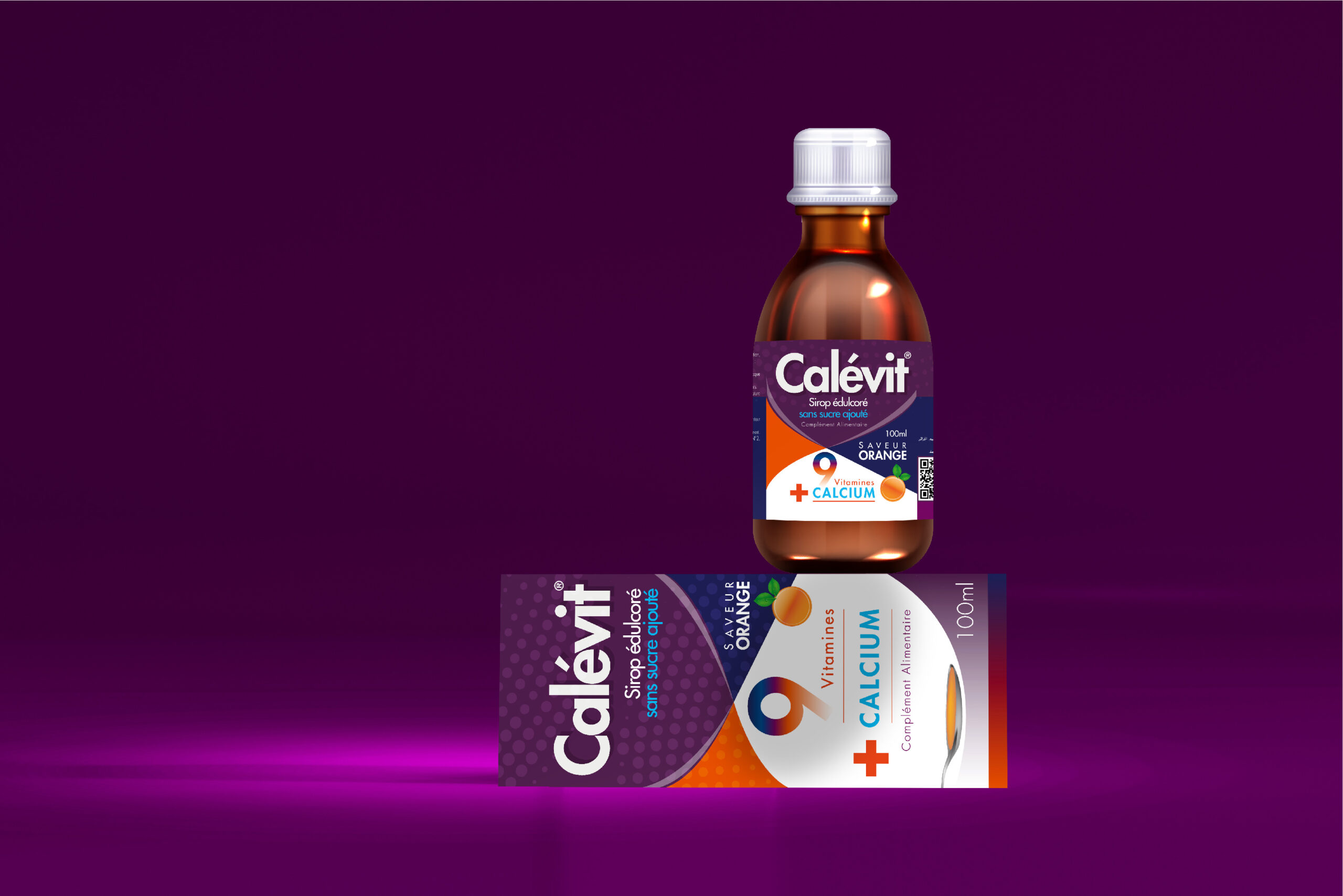 CALEVIT多種維生素（食品營養(yǎng)補(bǔ)充劑）OTC非處方藥包裝設(shè)計(jì)，注重藥品信息傳達(dá)