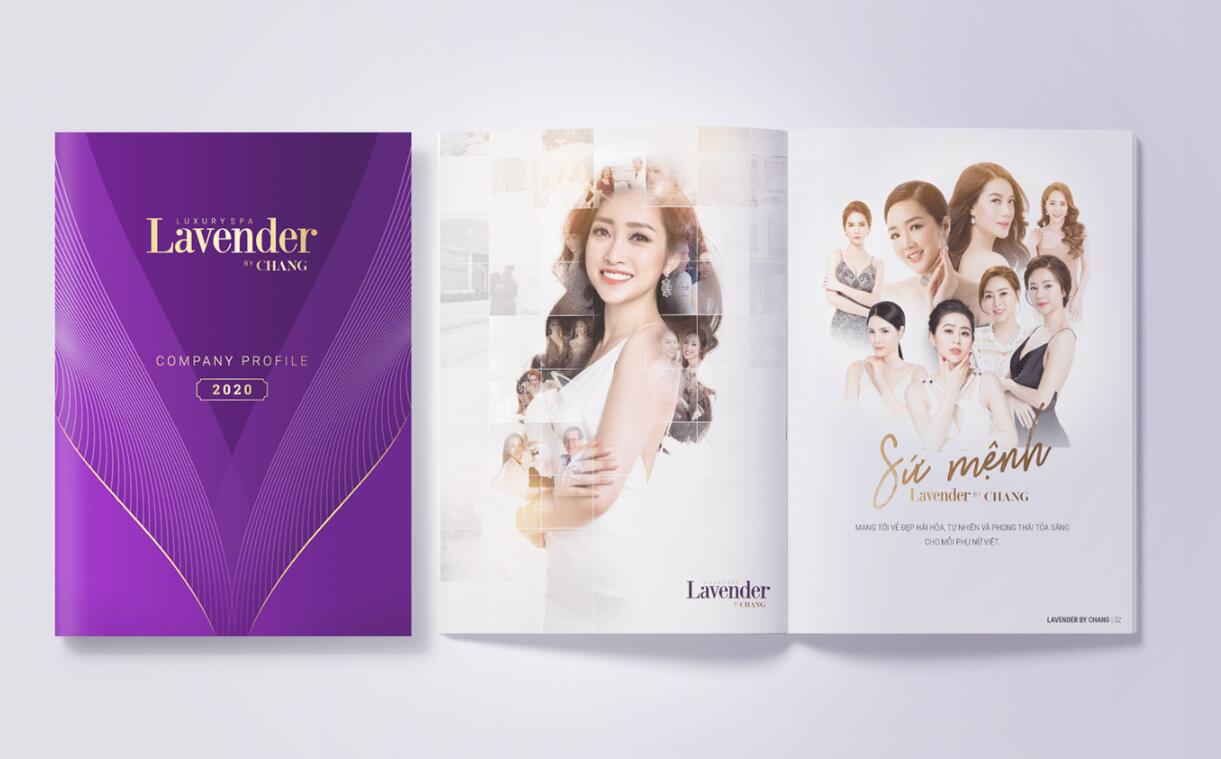 Lavender 醫(yī)療美容整形公司宣傳畫冊設計