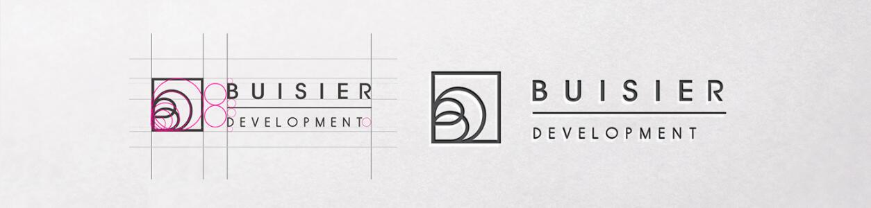Buisier 別墅地產(chǎn)項目logo設(shè)計vi形象設(shè)計，B+D字母+方框