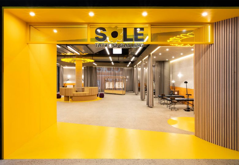 Sole藝術(shù)畫廊及辦公空間設(shè)計(jì)”向日葵“概念元素 Sole藝術(shù)畫廊及辦公空間設(shè)計(jì)”向日葵“概念元素