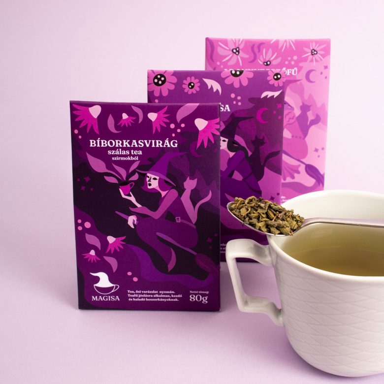 Magisa年輕女士涼茶包裝設(shè)計(jì)“算命的女巫”插畫 Magisa年輕女士涼茶包裝設(shè)計(jì)“算命的女巫”插畫