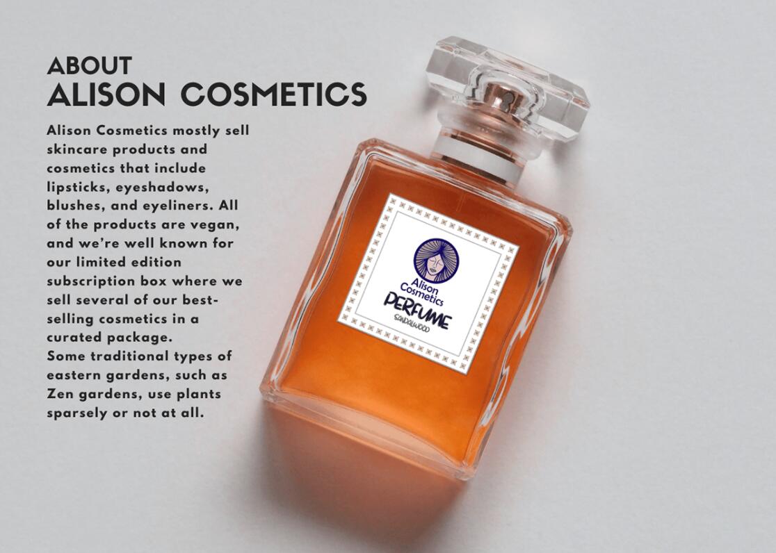 Alison艾 莉森化妝品品牌logo設(shè)計(jì)“女性頭像”圖案