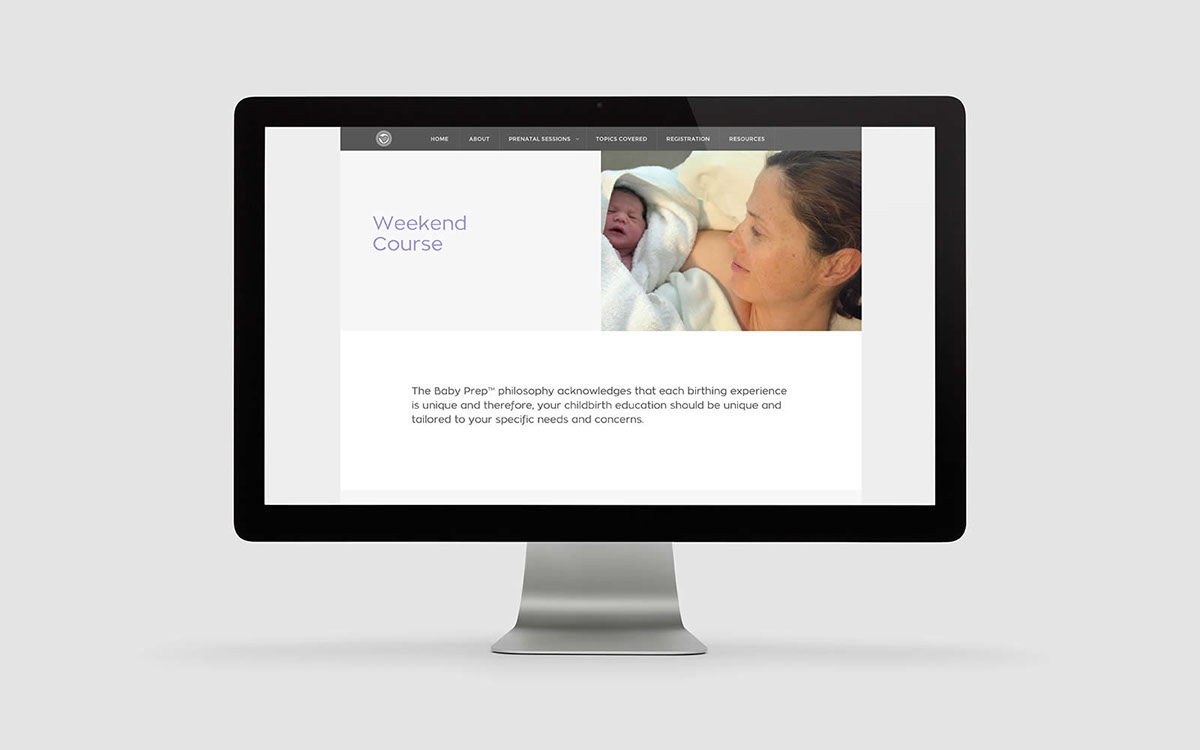 Baby Prep 孕婦產前醫(yī)療教育網站設計