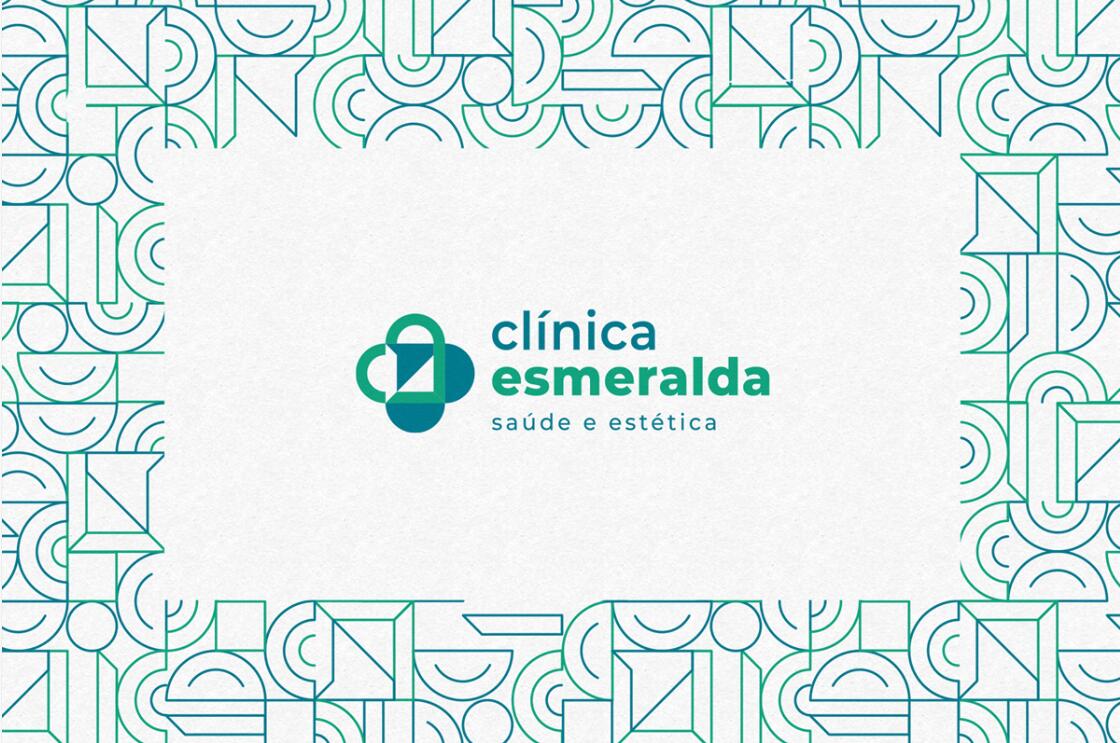 Esmeralda 保健診所醫(yī)院logo設計vi設計，醫(yī)療十字、膠囊與愛心元素