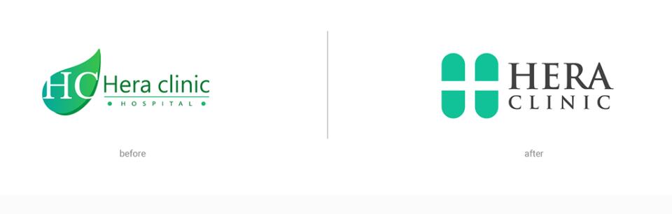 Hera Clinic 赫拉診所醫(yī)院logo設(shè)計(jì)vi設(shè)計(jì)，H字母+十字