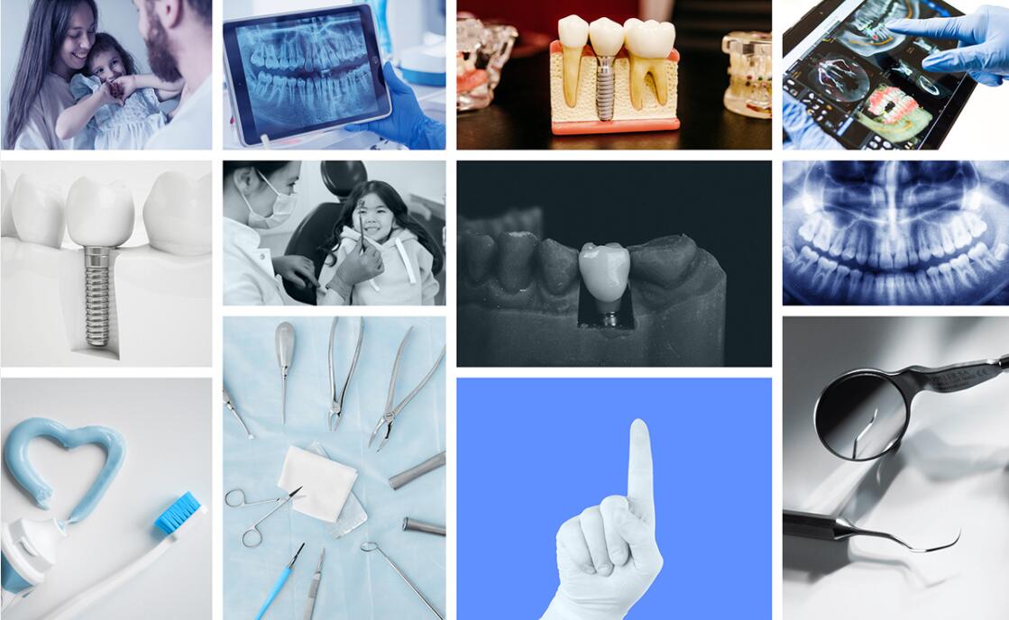 DMIC 亞科診所品牌logo-vi設(shè)計，明亮輕藍紫色搭配略灰色