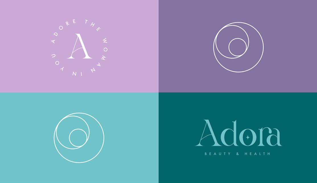 Adora護(hù)膚和美容品牌LOGO設(shè)計(jì)