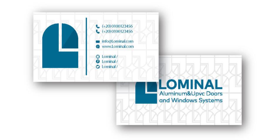 Lominal 門窗系統(tǒng)品牌vi形象設(shè)計(jì)logo設(shè)計(jì)，字母L+門窗識(shí)別屬性