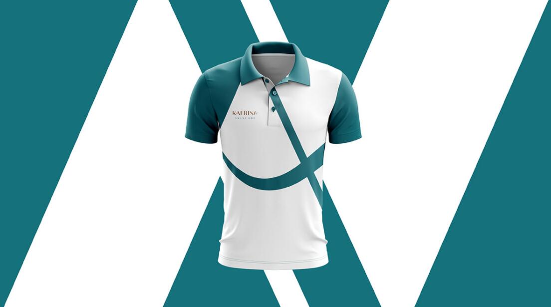 KAFRINA美容護(hù)膚產(chǎn)品品牌logo/vi設(shè)計(jì)，雙A字母+橢圓形品牌形象識(shí)別