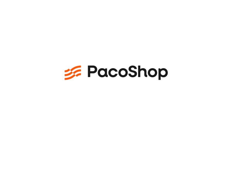 Paco Shop 進口電子數(shù)碼商品商店品牌logo設計“線條國旗”元素