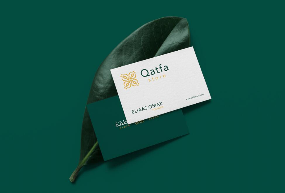 Qatfa 蜂蜜在線商店對稱Q字母logo設(shè)計 Qatfa 蜂蜜在線商店對稱Q字母logo設(shè)計