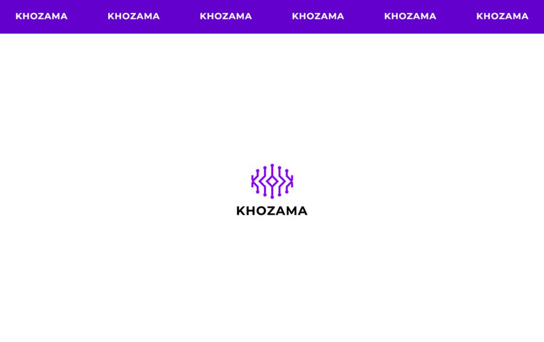 Khozama數(shù)碼科技電子產(chǎn)品在線商店品牌logo設(shè)計(jì)vi設(shè)計(jì)，“字母k+電路”圖案