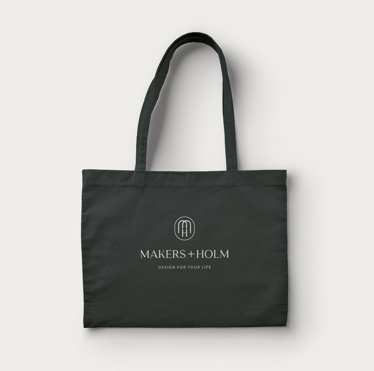 Makers+Holm 全屋建材家居家具品牌logo設計“MH“花押字母徽標,自然優(yōu)雅 Makers+Holm 全屋建材家居家具品牌logo設計“MH“花押字母徽標,自然優(yōu)雅