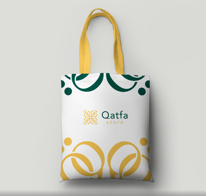 Qatfa 蜂蜜在線商店對稱Q字母logo設(shè)計 Qatfa 蜂蜜在線商店對稱Q字母logo設(shè)計