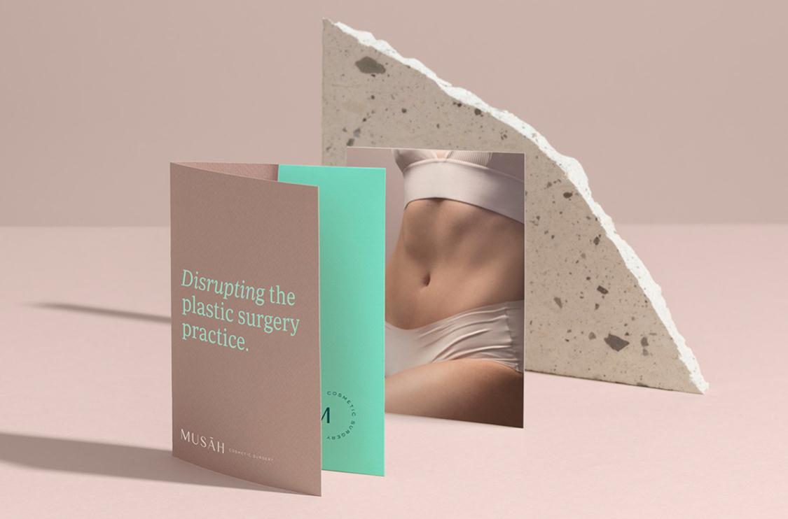 Musāh 美容整形外科診所品牌視覺(jué)形象VI設(shè)計(jì),藍(lán)綠色粉色三色搭配 Musāh 美容整形外科診所品牌視覺(jué)形象VI設(shè)計(jì),藍(lán)綠色粉色三色搭配