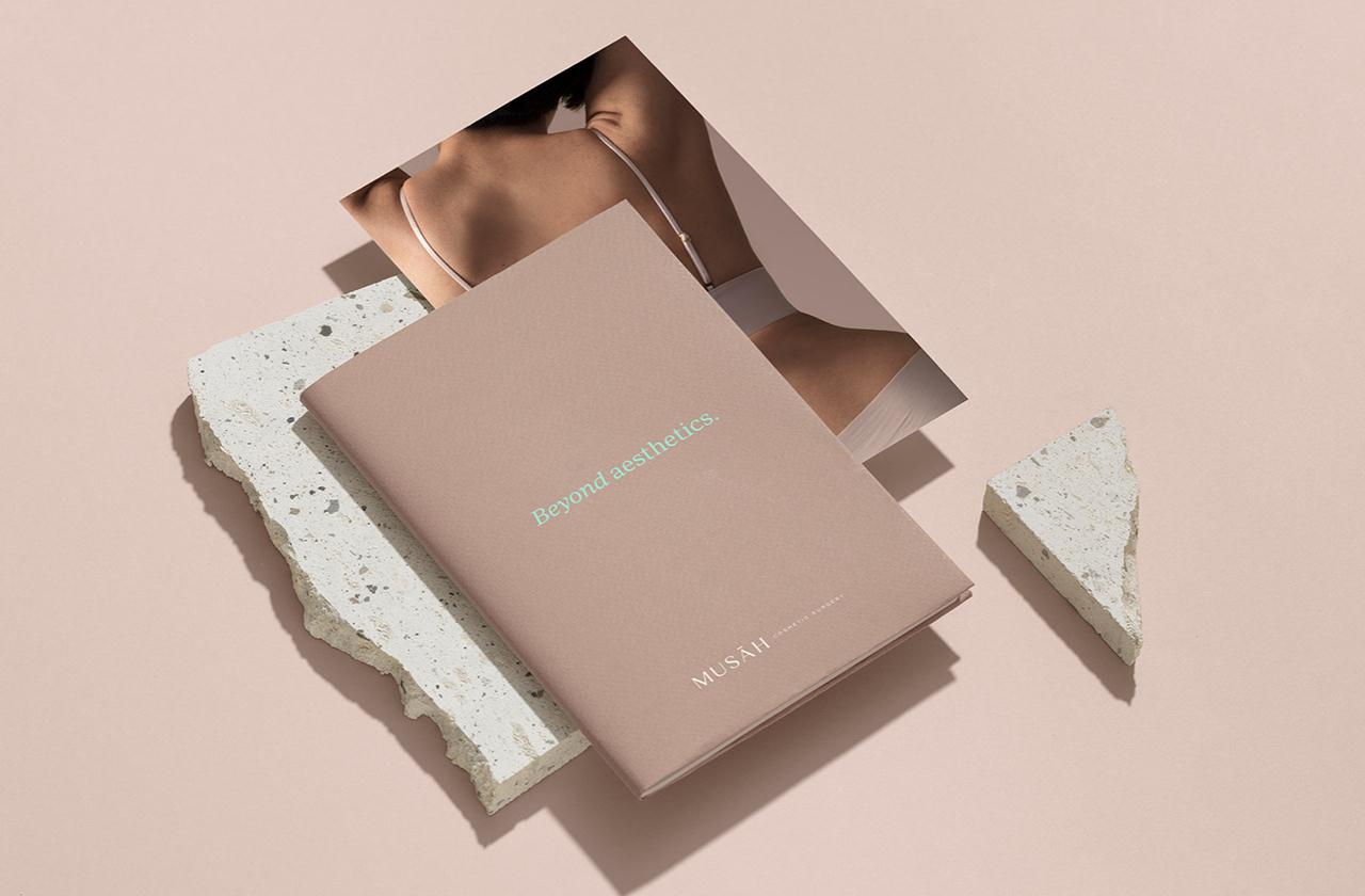 Musāh 美容整形外科診所品牌視覺(jué)形象VI設(shè)計(jì),藍(lán)綠色粉色三色搭配 Musāh 美容整形外科診所品牌視覺(jué)形象VI設(shè)計(jì),藍(lán)綠色粉色三色搭配