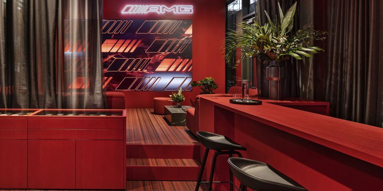 奔馳汽車私人沙龍咨詢店鋪空間設(shè)計“炫酷紅色”風(fēng)格 奔馳汽車私人沙龍咨詢店鋪空間設(shè)計“炫酷紅色”風(fēng)格