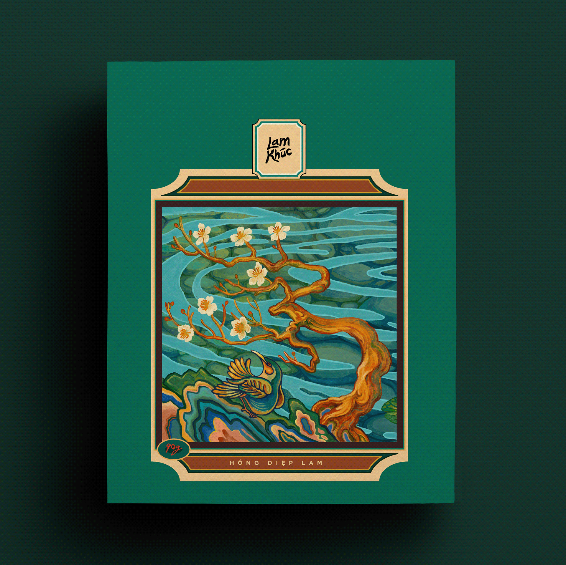 嵐曲越南茶葉包裝設(shè)計(jì),借鑒中國古韻景物繪畫精髓 嵐曲越南茶葉包裝設(shè)計(jì),借鑒中國古韻景物繪畫精髓