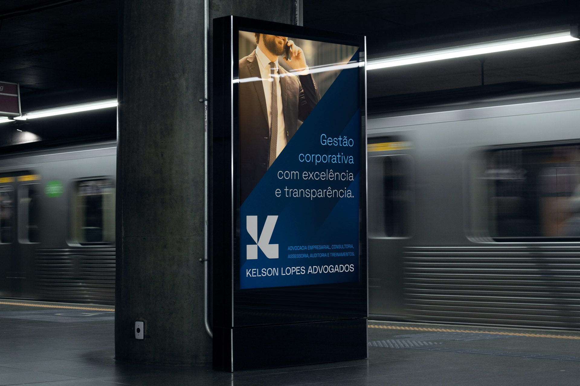 Kelson Lopes律師事務(wù)所品牌logo設(shè)計vi設(shè)計,正方形字母kL結(jié)合logo與海軍藍(lán)灰配色-海報 Kelson Lopes律師事務(wù)所品牌logo設(shè)計vi設(shè)計,正方形字母kL結(jié)合logo與海軍藍(lán)灰配色-海報