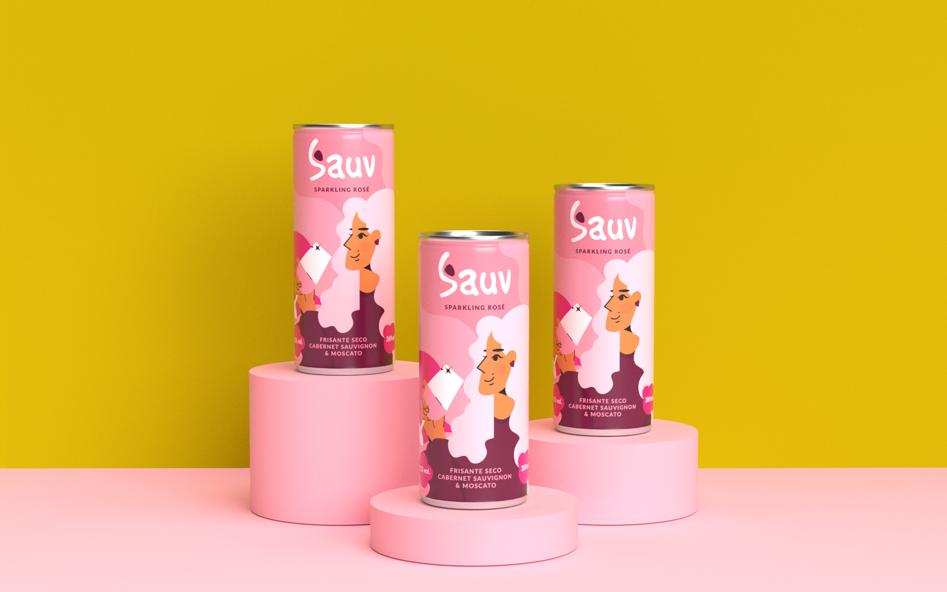 Sauv罐裝葡萄酒標(biāo)簽包裝設(shè)計(jì)和時(shí)尚人物插圖,開發(fā)年輕人更廣泛日常使用場景 Sauv罐裝葡萄酒標(biāo)簽包裝設(shè)計(jì)和時(shí)尚人物插圖,開發(fā)年輕人更廣泛日常使用場景