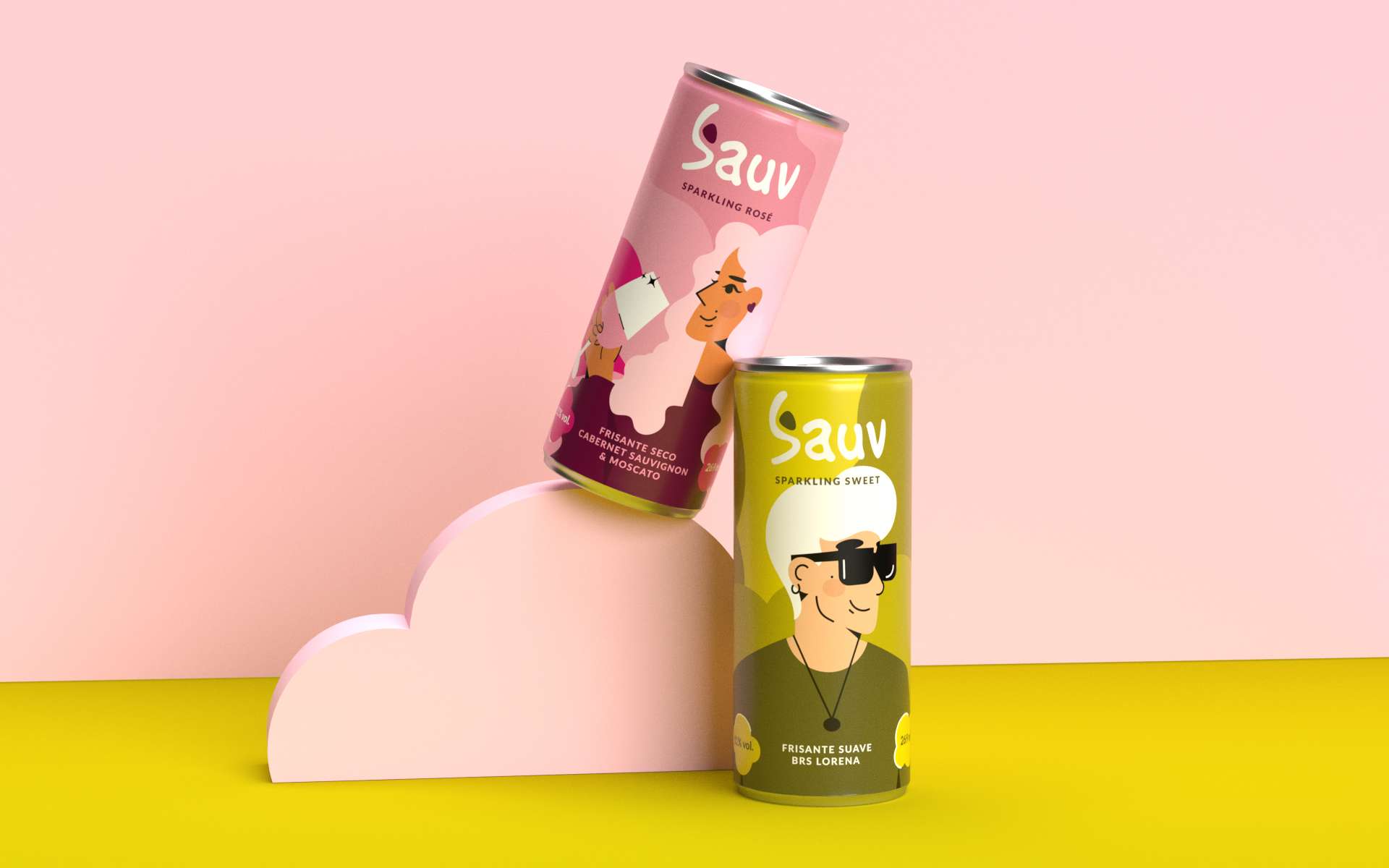 Sauv罐裝葡萄酒標(biāo)簽包裝設(shè)計(jì)和時(shí)尚人物插圖,開發(fā)年輕人更廣泛日常使用場景 Sauv罐裝葡萄酒標(biāo)簽包裝設(shè)計(jì)和時(shí)尚人物插圖,開發(fā)年輕人更廣泛日常使用場景