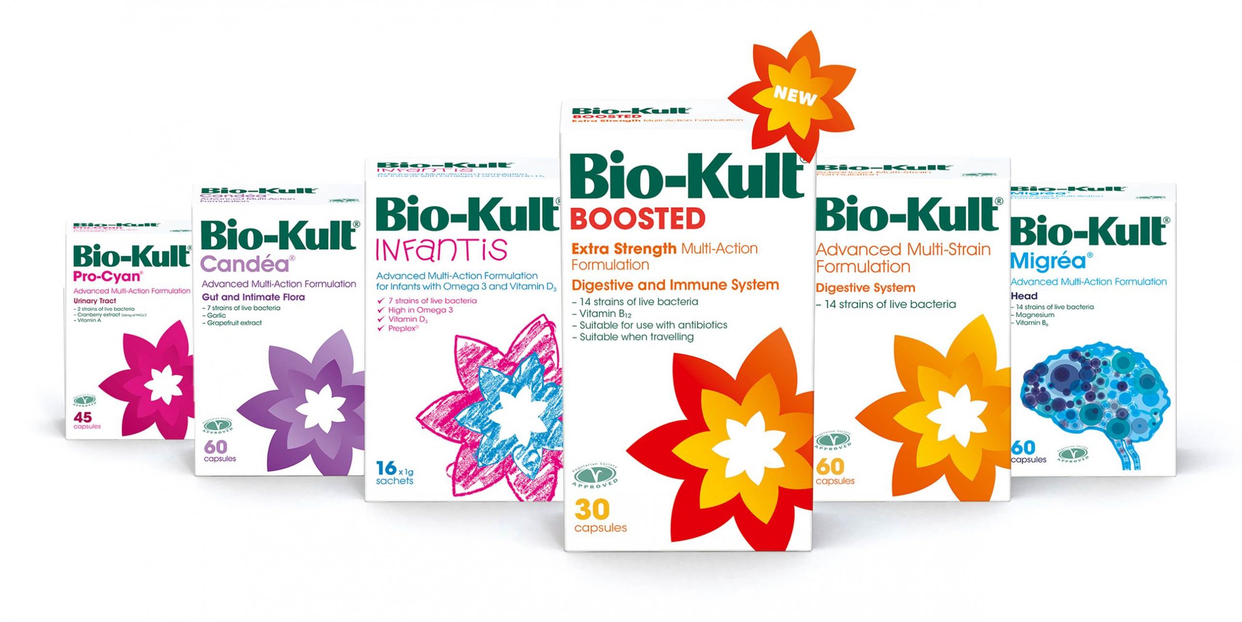 Bio-Kult 益生菌包裝設(shè)計-舊花朵包裝 Bio-Kult 益生菌包裝設(shè)計-舊花朵包裝