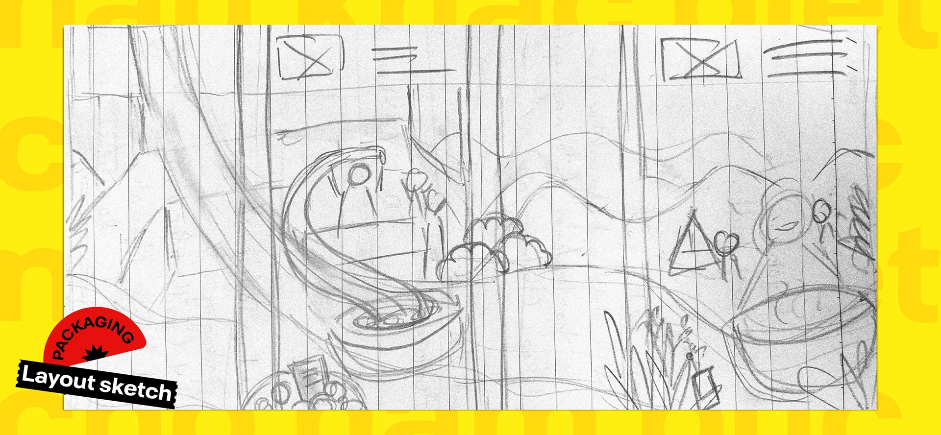 MAGGI 罐裝優(yōu)質面條食品包裝設計“食品制作過程插畫”