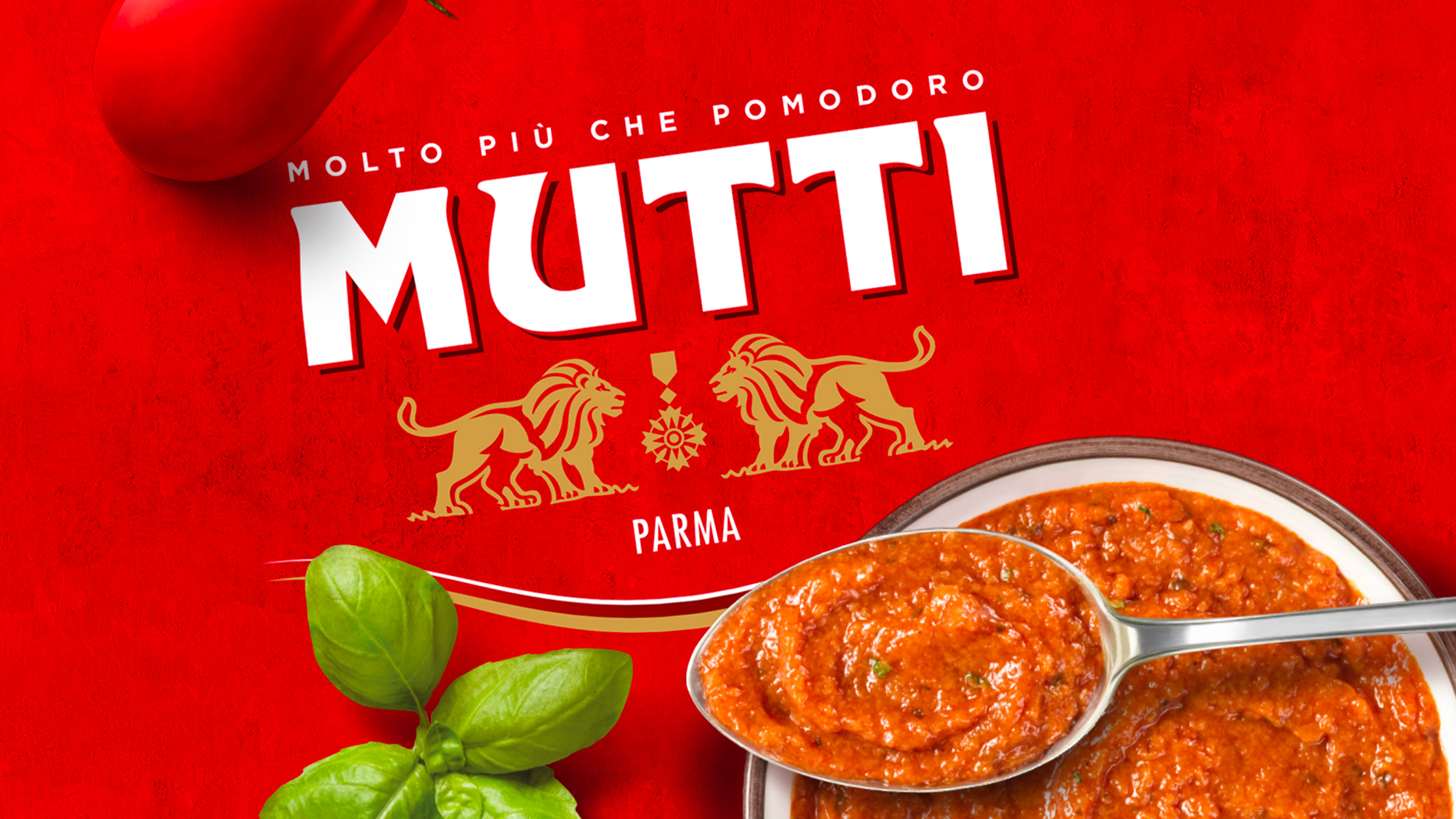 Mutti 番茄湯預(yù)制菜包裝設(shè)計“全紅色”風(fēng)格