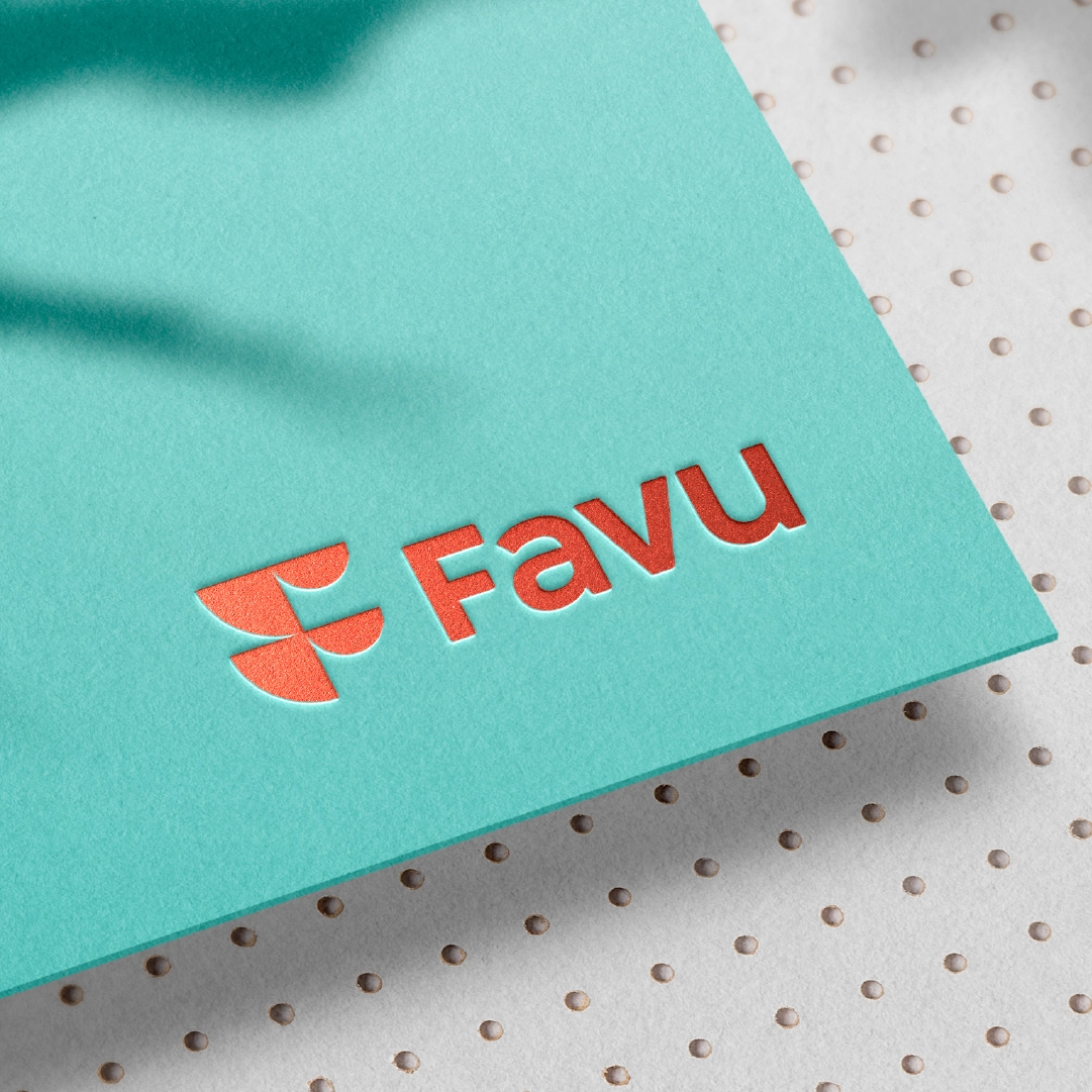 Favu 農(nóng)業(yè)互聯(lián)網(wǎng)信息平臺品牌起名/logo設(shè)計/品牌vi形象設(shè)計策劃，圓角字母F