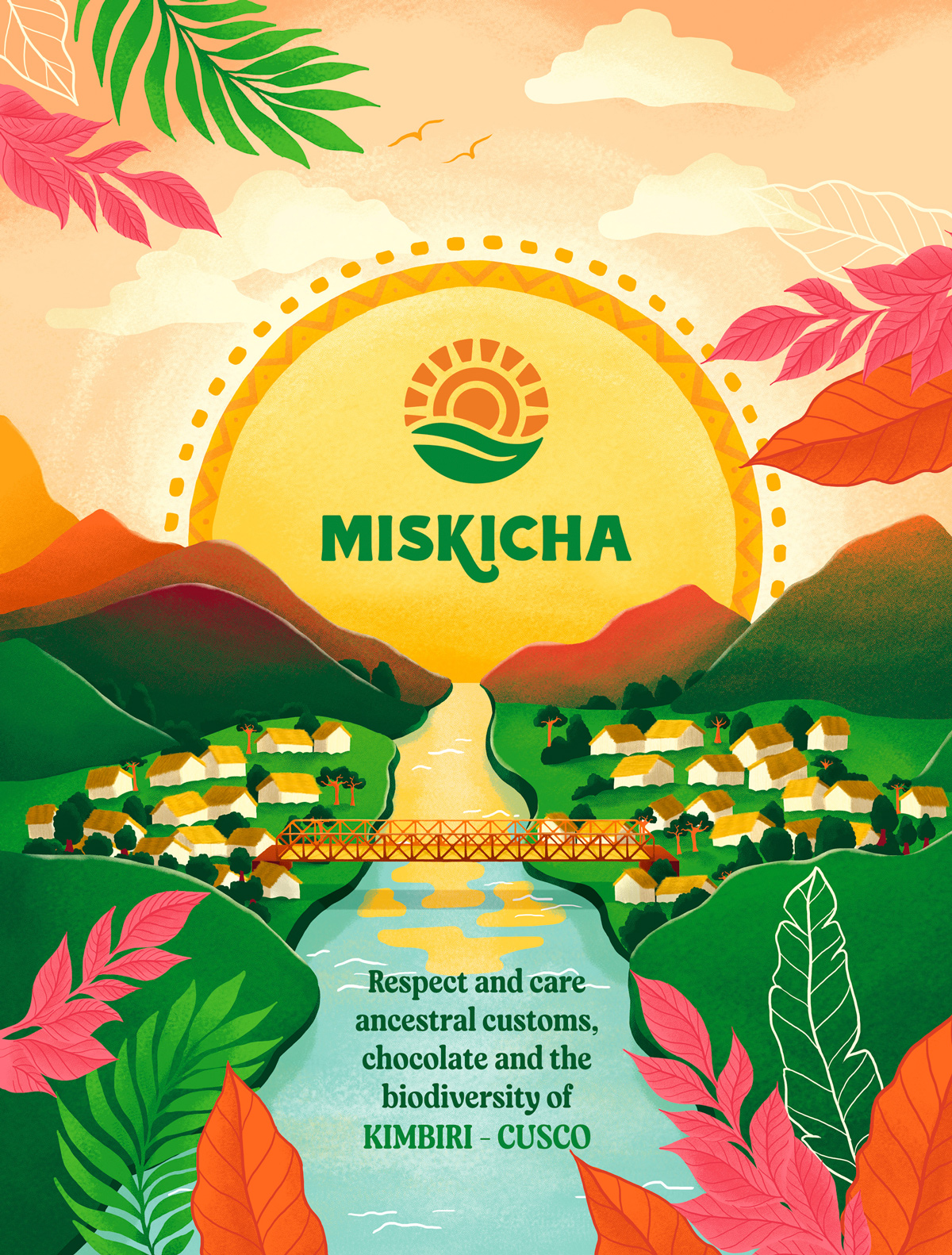 Miskicha 巧克力包裝設(shè)計(jì)自然風(fēng)景插畫設(shè)計(jì) Miskicha 巧克力包裝設(shè)計(jì)自然風(fēng)景插畫設(shè)計(jì)