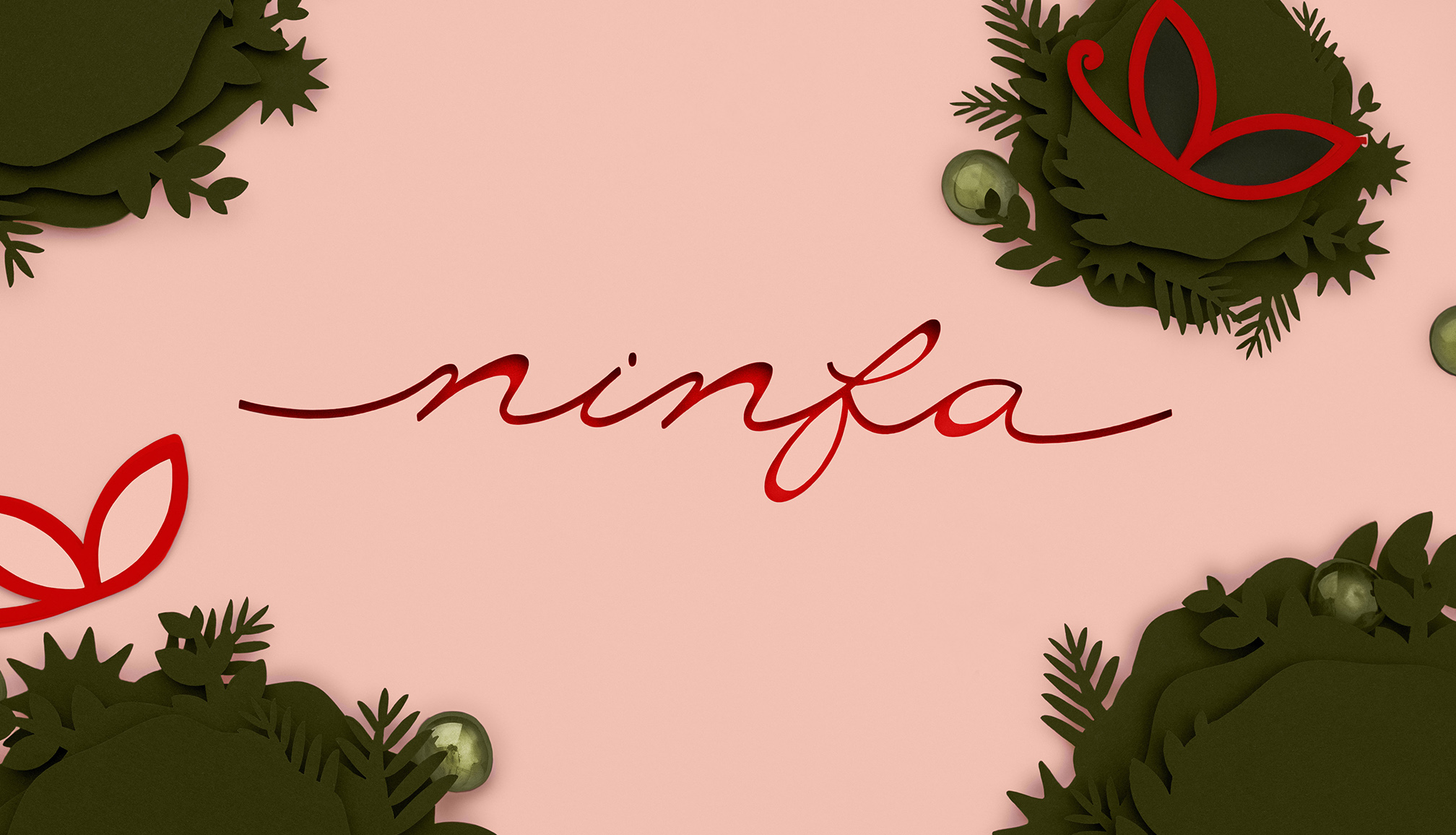 Ninfa 生活社區(qū)logo設(shè)計品牌形象設(shè)計，一個放松身心享受寧靜生活的地方
