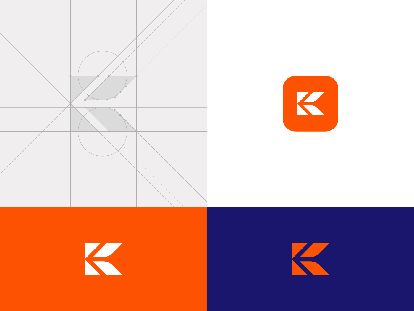 Krate國(guó)際物流公司logo設(shè)計(jì)vis設(shè)計(jì)，速度箭頭+字母K