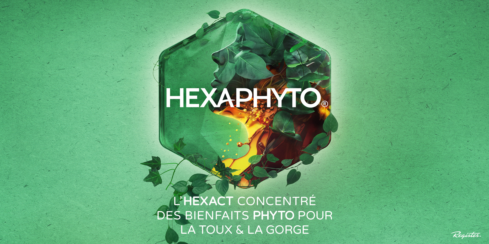 Hexaphyto蜂蜜止咳糖漿包裝設(shè)計(jì)，以自然綠色方式表達(dá)藥效