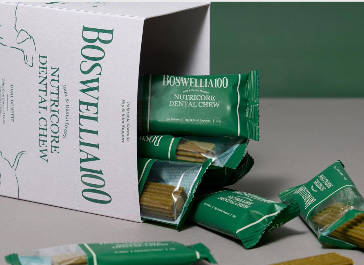 BOSWELLIA 狗狗寵物營養(yǎng)保健品包裝設(shè)計綠色簡潔風(fēng)格 BOSWELLIA 狗狗寵物營養(yǎng)保健品包裝設(shè)計綠色簡潔風(fēng)格