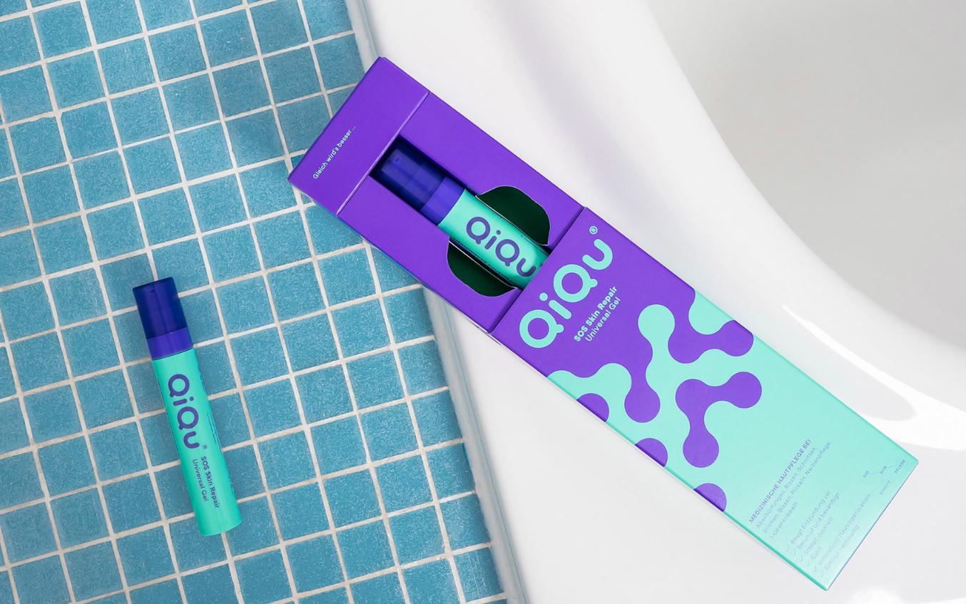 QIQU殼聚糖新型皮膚修復產(chǎn)品品牌策劃包裝設計,強烈對比色 QIQU殼聚糖新型皮膚修復產(chǎn)品品牌策劃包裝設計,強烈對比色