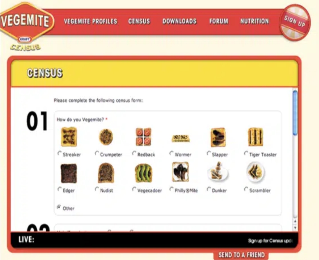 消費(fèi) Vegemite 的 32 種不同方式的活動策劃 消費(fèi) Vegemite 的 32 種不同方式的活動策劃