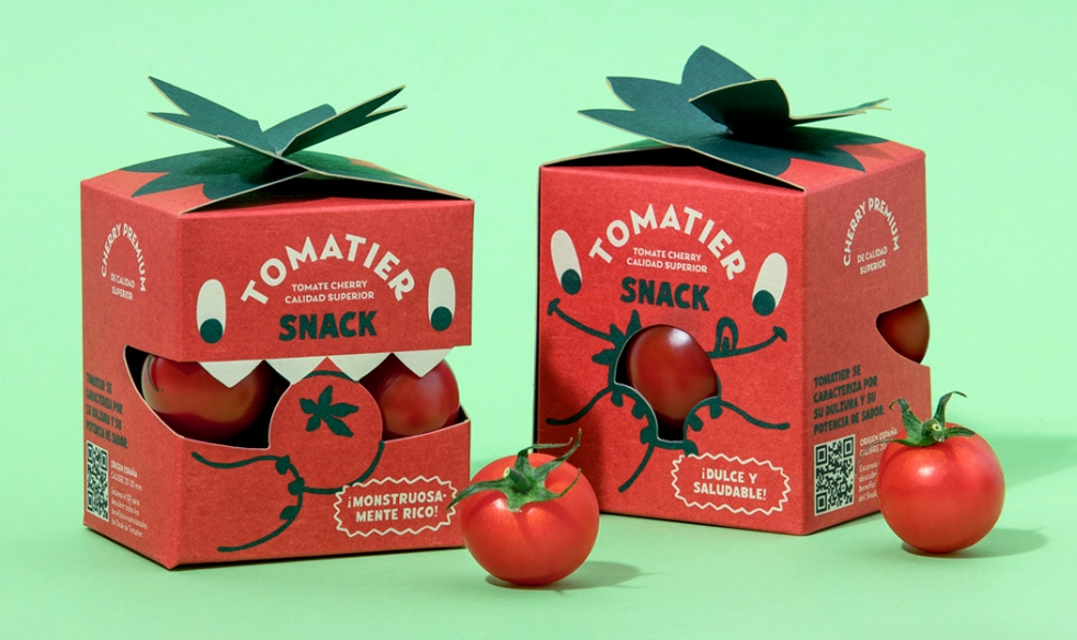 snack小番茄西紅柿大嘴怪獸開口創(chuàng)意包裝設(shè)計(jì)