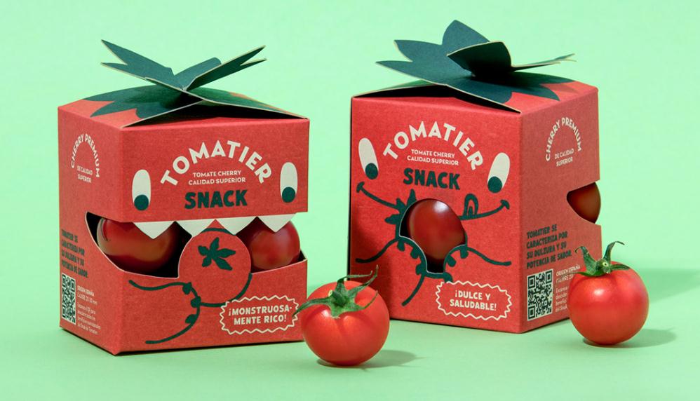 snack小番茄西紅柿大嘴怪獸開口創(chuàng)意包裝設(shè)計(jì)