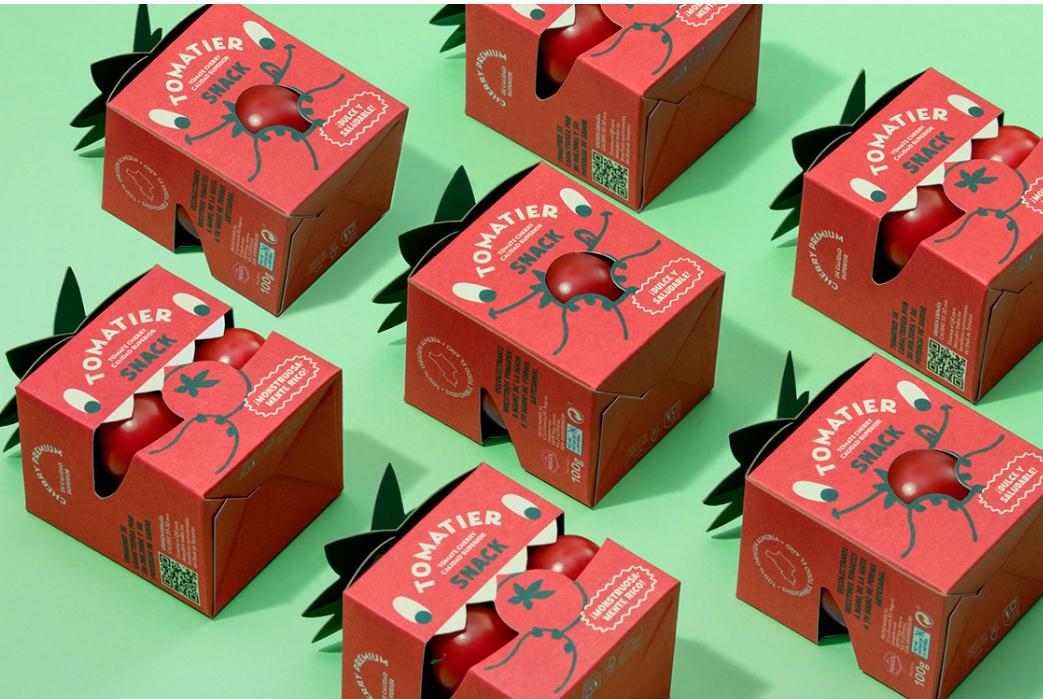 snack小番茄西紅柿大嘴怪獸開口創(chuàng)意包裝設(shè)計(jì)