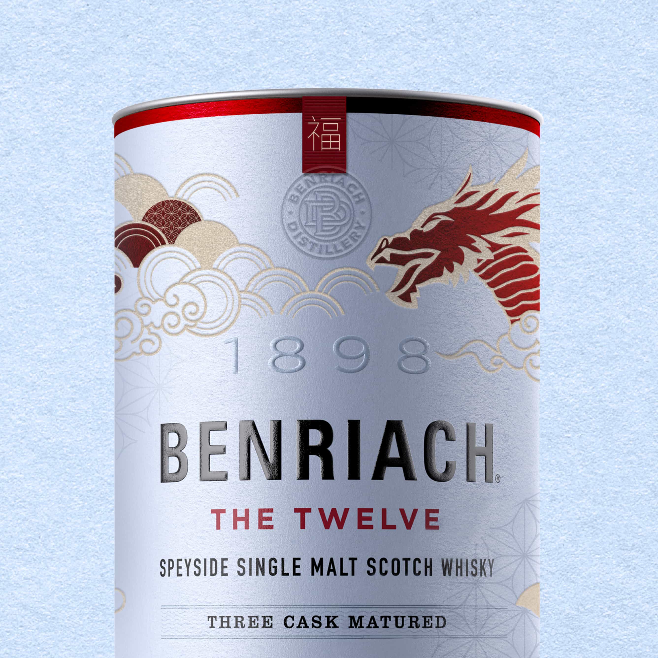 Benriach 單一麥芽蘇格蘭威士忌設(shè)計中國風(fēng)酒包裝,2024兔年龍年元素 Benriach 單一麥芽蘇格蘭威士忌設(shè)計中國風(fēng)酒包裝,2024兔年龍年元素