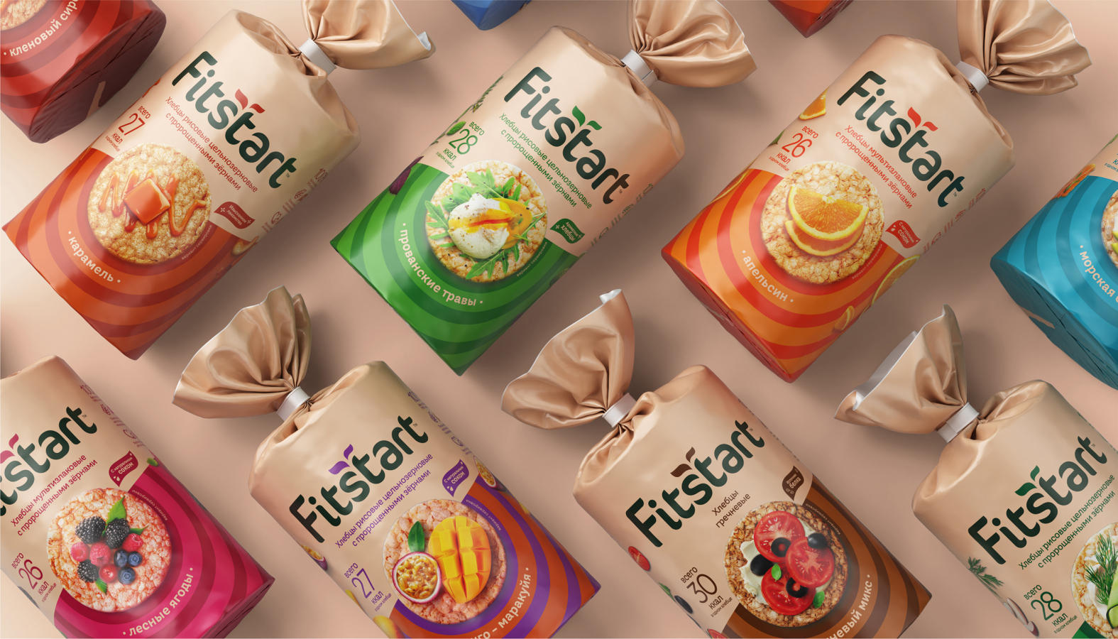 Fitstart 袋裝面包更新包裝設(shè)計(jì)與logo,融合自然+同心半圓圈識別設(shè)計(jì) Fitstart 袋裝面包更新包裝設(shè)計(jì)與logo,融合自然+同心半圓圈識別設(shè)計(jì)