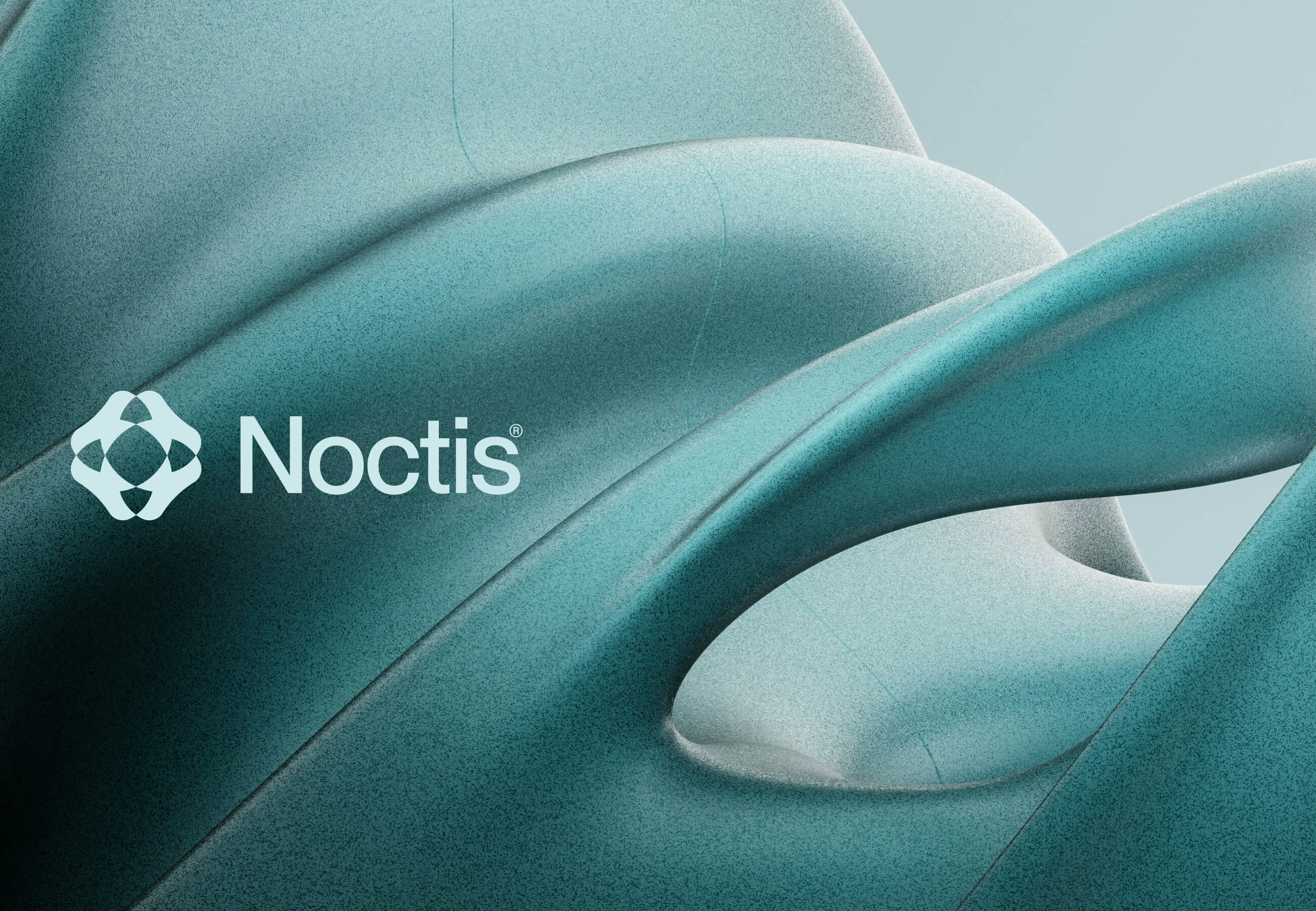 Noctis 金融科技解決方案公司logo設(shè)計品牌vi形象設(shè)計，體現(xiàn)力量保護(hù)與連通創(chuàng)新